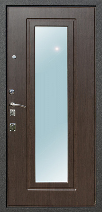 Железная дверь с декоративными вставками Д-004