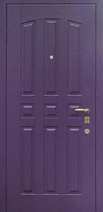 Железная дверь с отделкой панелями МДФ М-028
