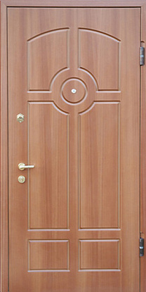 Железная дверь с отделкой панелями МДФ М-022