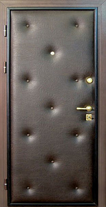 Железная дверь с отделкой винилискожа В-012