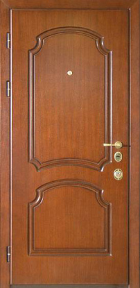 Железная дверь с отделкой панелями МДФ М-009