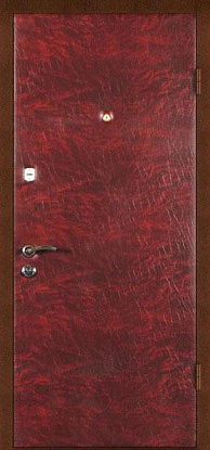 Железная дверь с отделкой винилискожа В-014