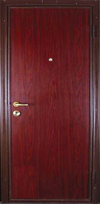 Железная дверь с отделкой ламинат Л-011