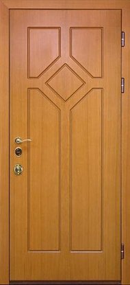 Железная дверь с отделкой панелями МДФ М-015