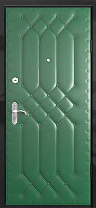 Железная дверь с отделкой винилискожа В-002