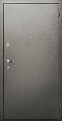 Железная дверь с отделкой порошковое напыление П-010