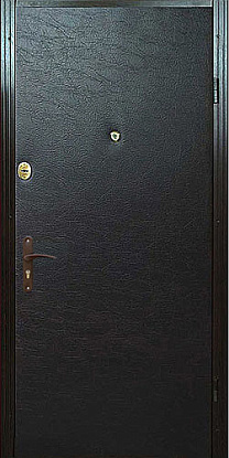 Железная дверь с отделкой винилискожа В-003