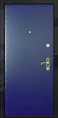 Железная дверь с отделкой винилискожа В-011