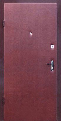 Железная дверь с отделкой винилискожа В-005